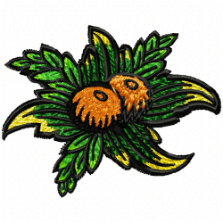 Flowers Embroidery Design 10